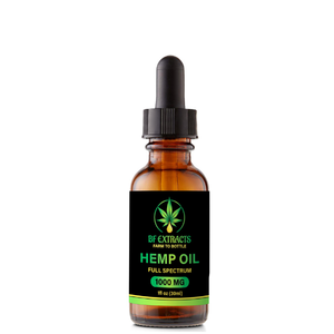 Open image in slideshow, BF Extracts Full Spectrum Hemp Oil 1000 mg
