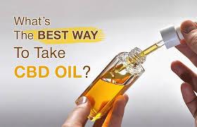 Best way to take cbd oil