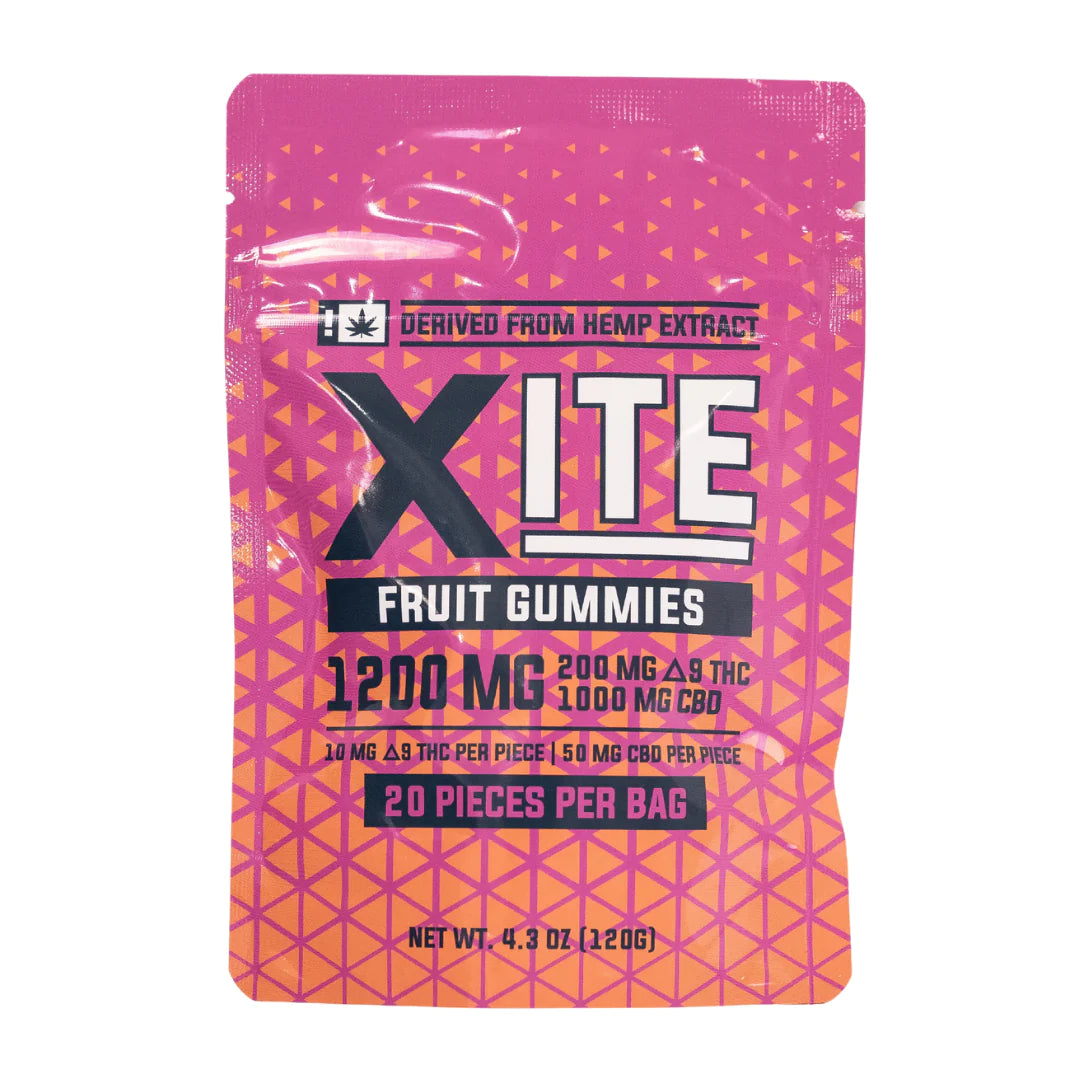 Delta 9 XITE THC Fruit Gummies