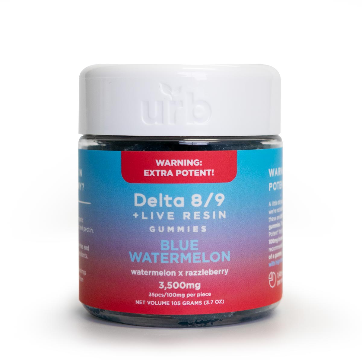 URB D8/D9 Gummies 3500MG – Blue Watermelon