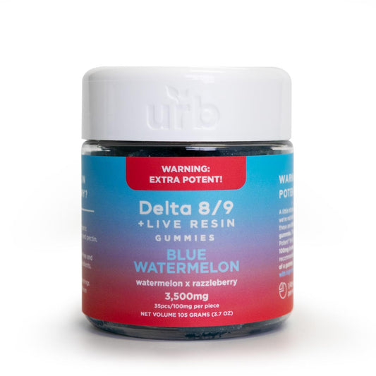 URB D8/D9 Gummies 3500MG – Blue Watermelon