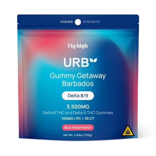 URB D8/D9 Gummies 3500MG – Blue Watermelon