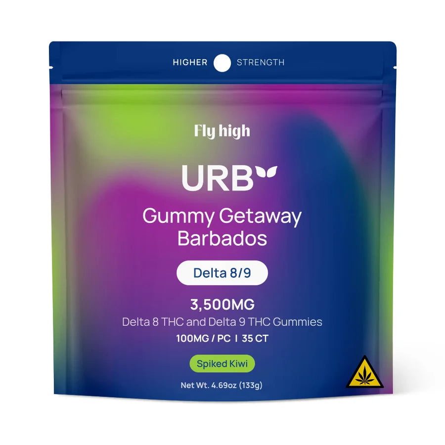 URB D8/D9 Gummies 3500MG – Spiked Kiwi