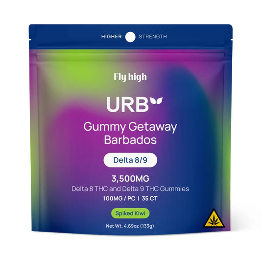 URB D8/D9 Gummies 3500MG – Spiked Kiwi