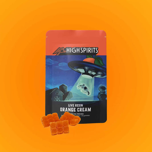 Orange Cream Live Resin Gummies 30mg