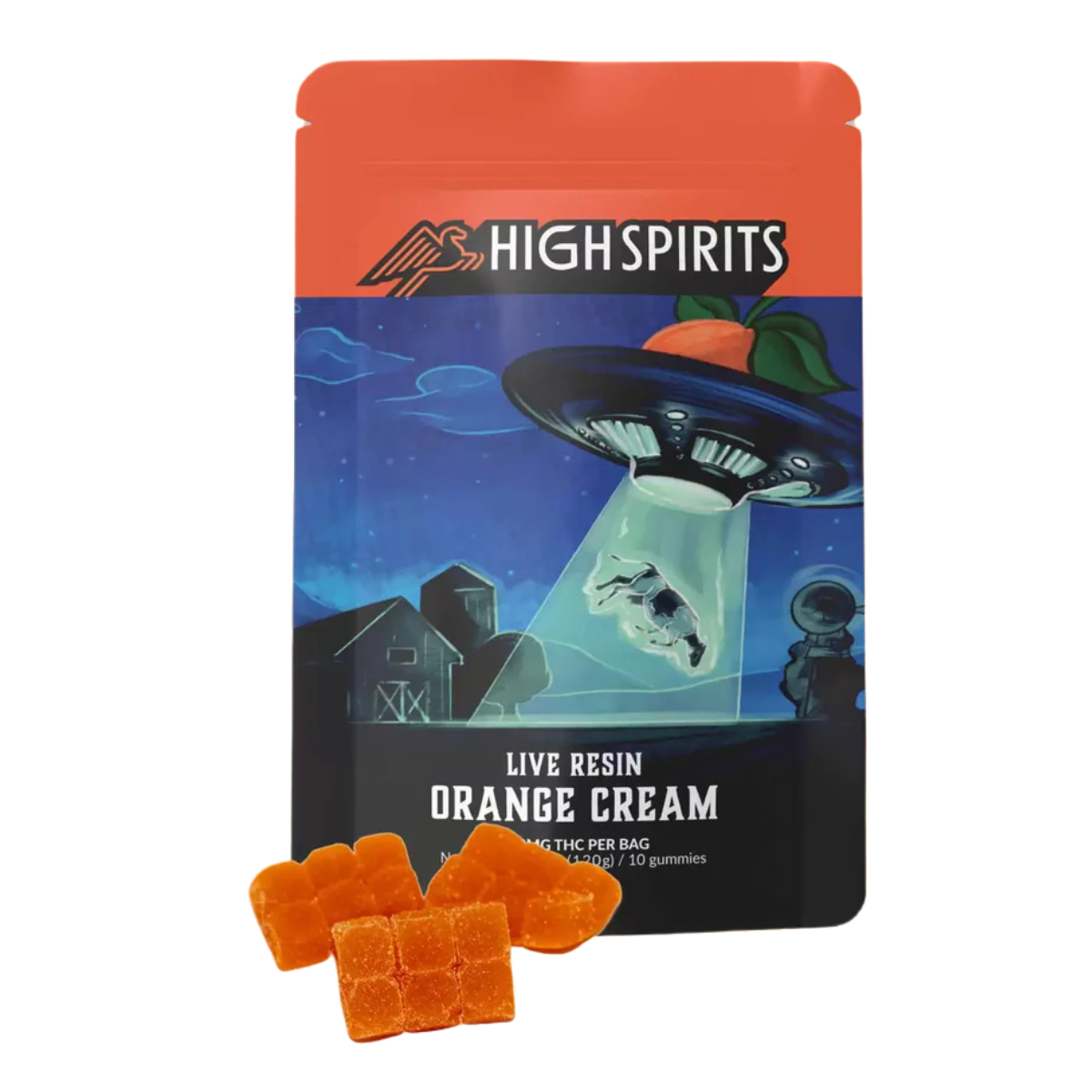 Orange Cream Live Resin Gummies 30mg