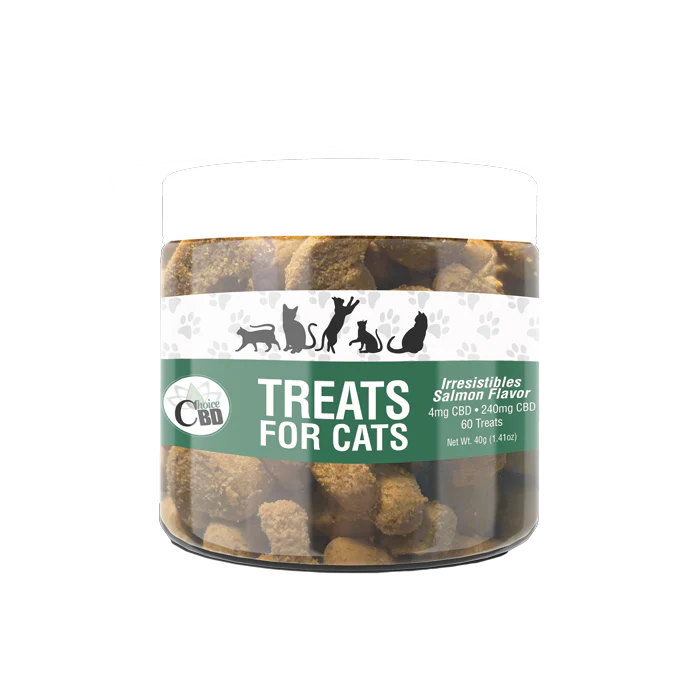 CBD Cat Treat-Irresistibles Salmon, 4mg/60pc