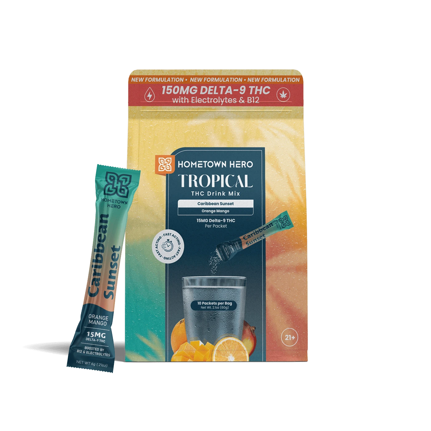 Caribbean Sunset - Tropical THC Drink Mix