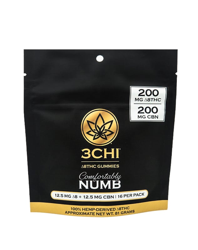 Comfortably Numb Delta 8 THC:CBN Gummies