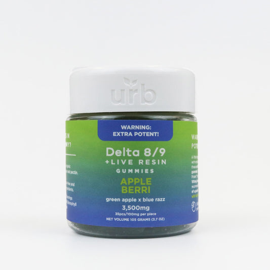 URB D8/D9 Gummies 3500MG – Apple Berri
